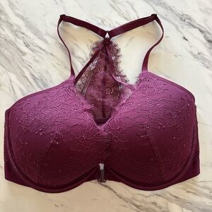 Victoria's Secret Lace Bra in Rich Burgundy